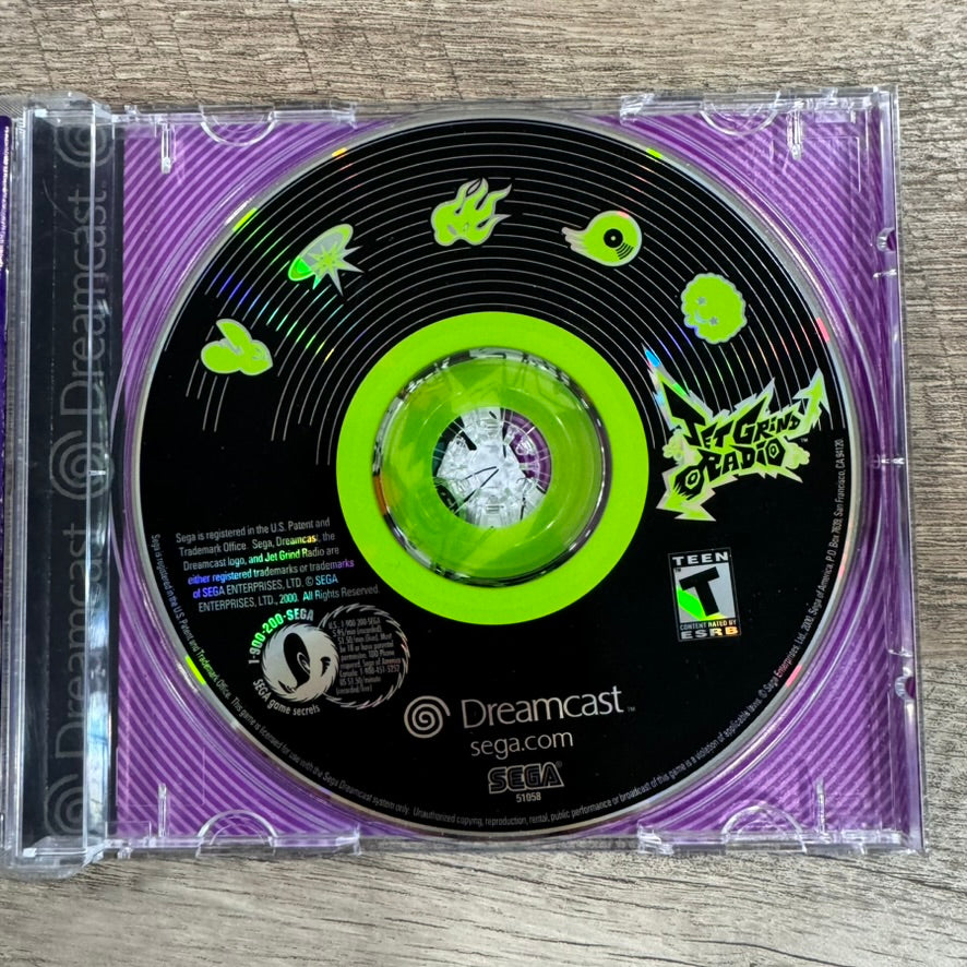 Jet Grind Radio (Sega Dreamcast, 2000) CIB Complete W/ Registration Card VGC!