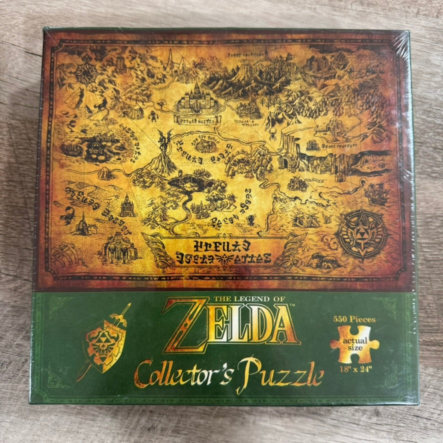 The Legend Of Zelda Collector's 550 Piece Puzzle NEW Sealed 18 x 24 inches