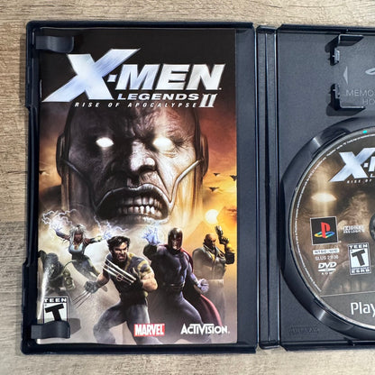 X-Men: Legends II Rise of Apocalypse (Sony PlayStation 2, PS2) CIB & NEAR MINT!