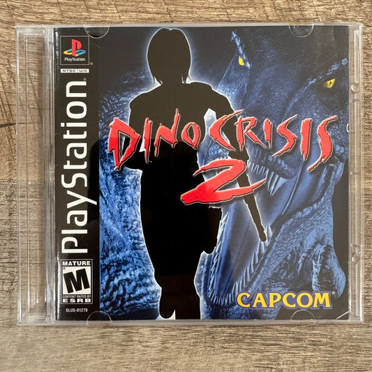 Dino Crisis 2 (Sony PlayStation 1, 2000) Disc, Manual & Reg Card Beautiful Cond!