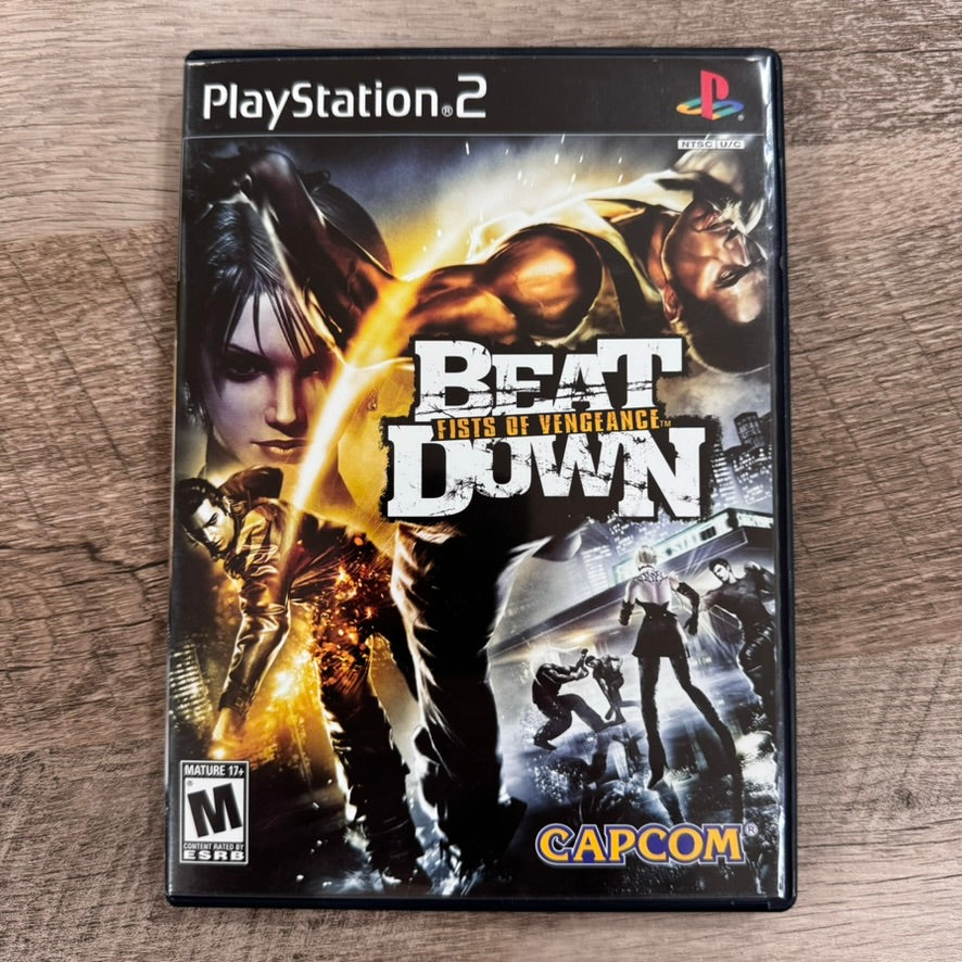 Beat Down Fists of Vengeance (Sony PlayStation 2, 2005) Near Mint CIB Copy! 🤩