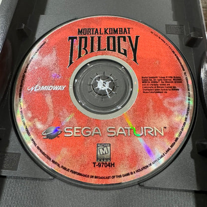 Mortal Kombat Trilogy (Sega Saturn, 1997) Nice DISC ONLY W/ Case! RARE!