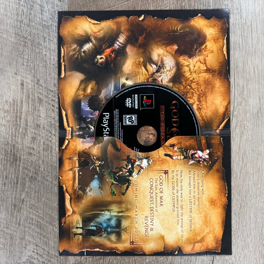 God Of War (Playststion 2, 2005) E3 Press Kit🔥HUGE BOX W/ Game, Guide & MORE!🔥