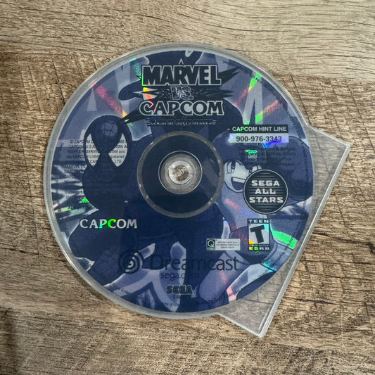 Marvel Vs. Capcom: Clash of Super Heroes (Sega Dreamcast, 1999) CLEAN Disc Only!