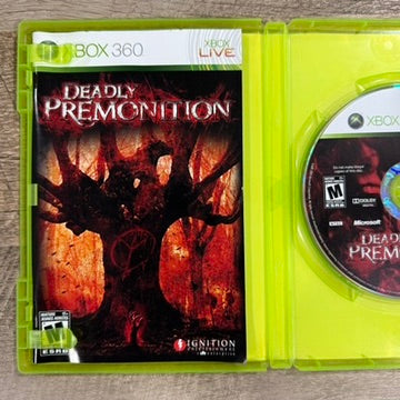 Deadly Premonition (Microsoft Xbox 360, 2010) CIB Complete & Beautifully Clean!