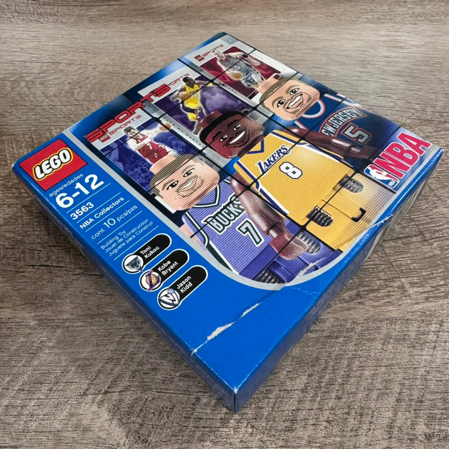 Lego Sports NBA Collectors: Kukok, KOBE BYANT & Jason Kidd! Brand New! BAD BOX!