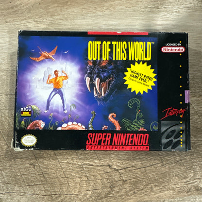 Out Of This (Super Nintendo SNES, 1994) CIB Complete Copy & Clean/Authentic!