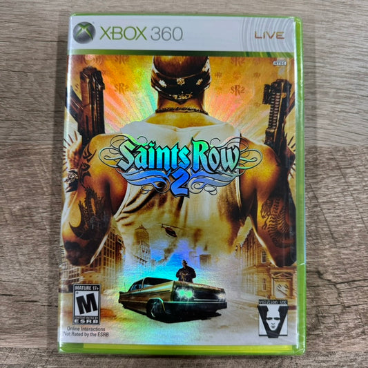 Saints Row 2 II Early Print (Microsoft Xbox 360, 2008) Brand New & Sealed! RARE!