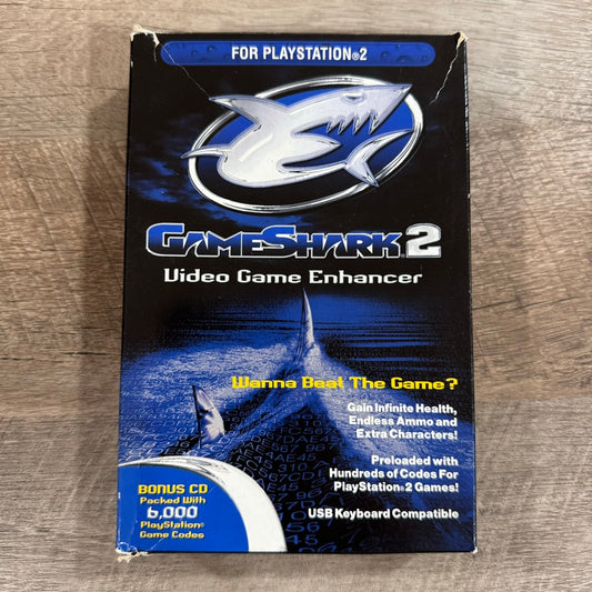 GameShark 2 Sony PlayStation 2 (PS2) (CIB) w/ Both Discs and Gameshark Card