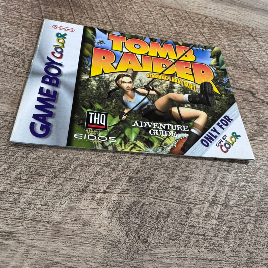 Tomb Raider (Nintendo Game Boy Color, GBC 2000) MINTY Cart & Manual!