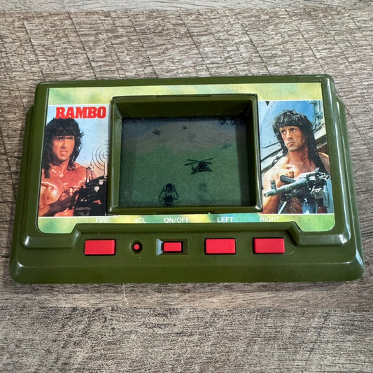 Rambo Handheld Electronic Video Game (Akklaim, 1988) Clean, Tested & Working!