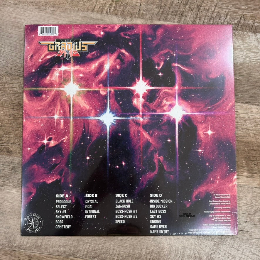 Gradius Gaiden Soundtrack (Clear Vinyl) New Sealed