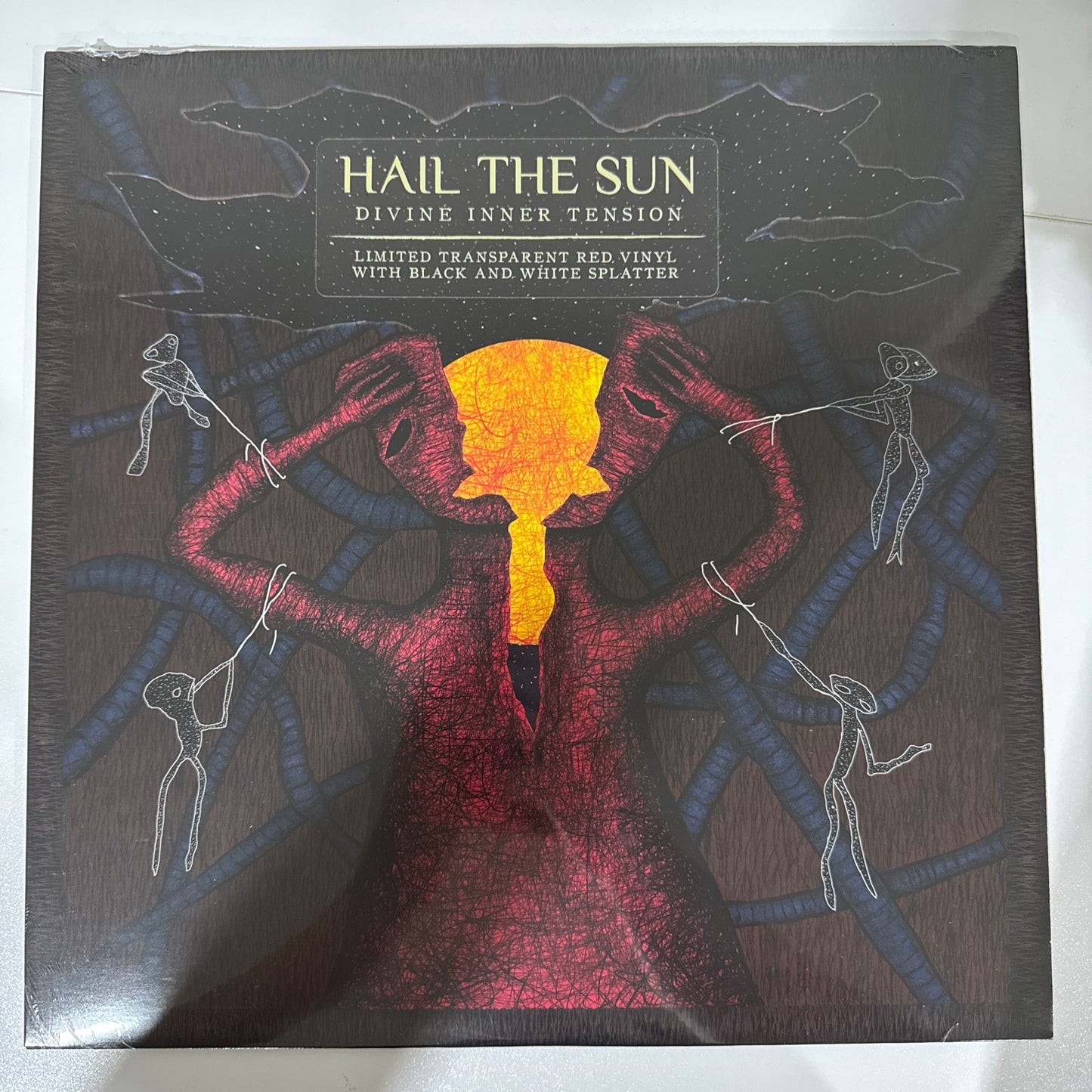 Hail the Sun Divine Inner Tension LP LIMITED X/250 RED VINYL W B+W SPLATTER 2023