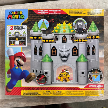 Nintendo Super Mario Deluxe Bowser's Castle Playset - Collectible & BRAND NEW