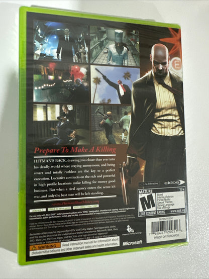 Hitman: Blood Money (Microsoft Xbox 360, 2006) MINT SEALED