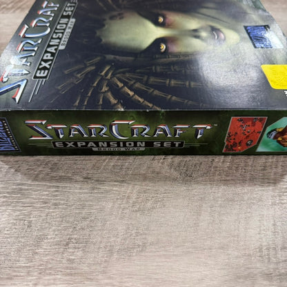 StarCraft: Brood War Expansion Set (Blizzard, PC 1998) 🔥 Clean BIG BOX 📦