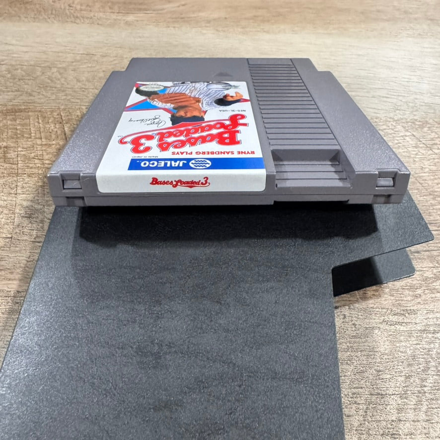 Bases Loaded 3 Ryne Sandberg (Nintendo, NES 1991) CIB & MINTY W/ Manual & Box!