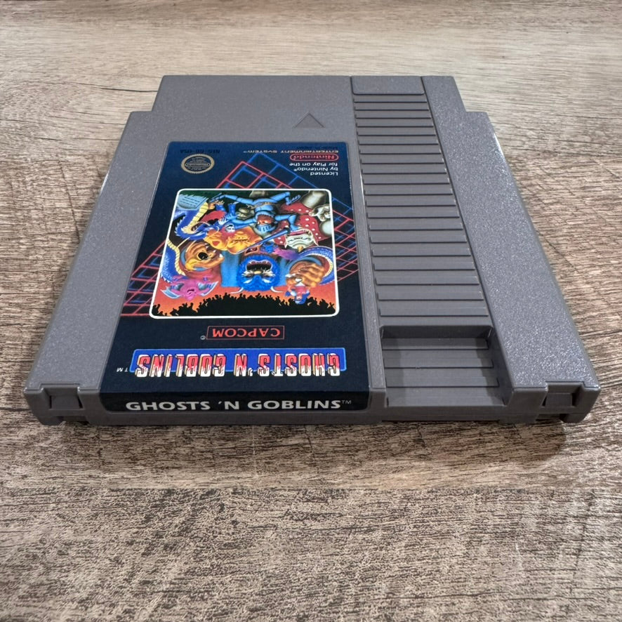 Ghosts And Goblins NES Cib Great Condition See Photos