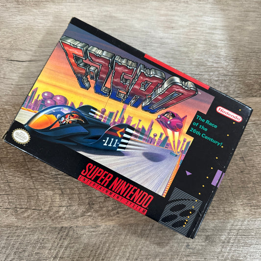 F-Zero (Super Nintendo SNES, 1991) CIB Complete Beautiful Copy & Authentic!