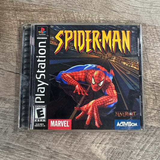 Spider-Man (Sony Playstation, PS1 2000) CIB & VGC W/ Manual & Registration Card!