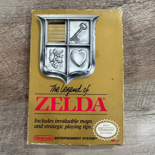 Legend of Zelda Nintendo NES Complete CIB Box Manual Game Oval Seal Rare 1989 🔥