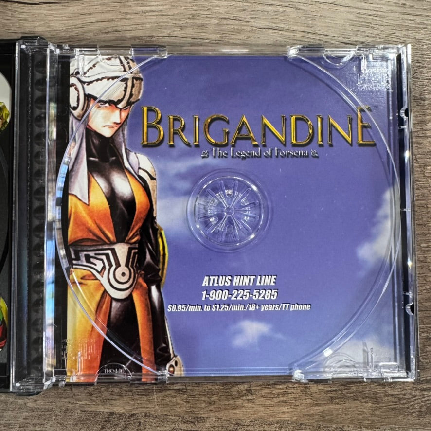 Brigandine: The Legend of Forsena (PlayStation 1, PS1 1999) W/ Minty Manual!