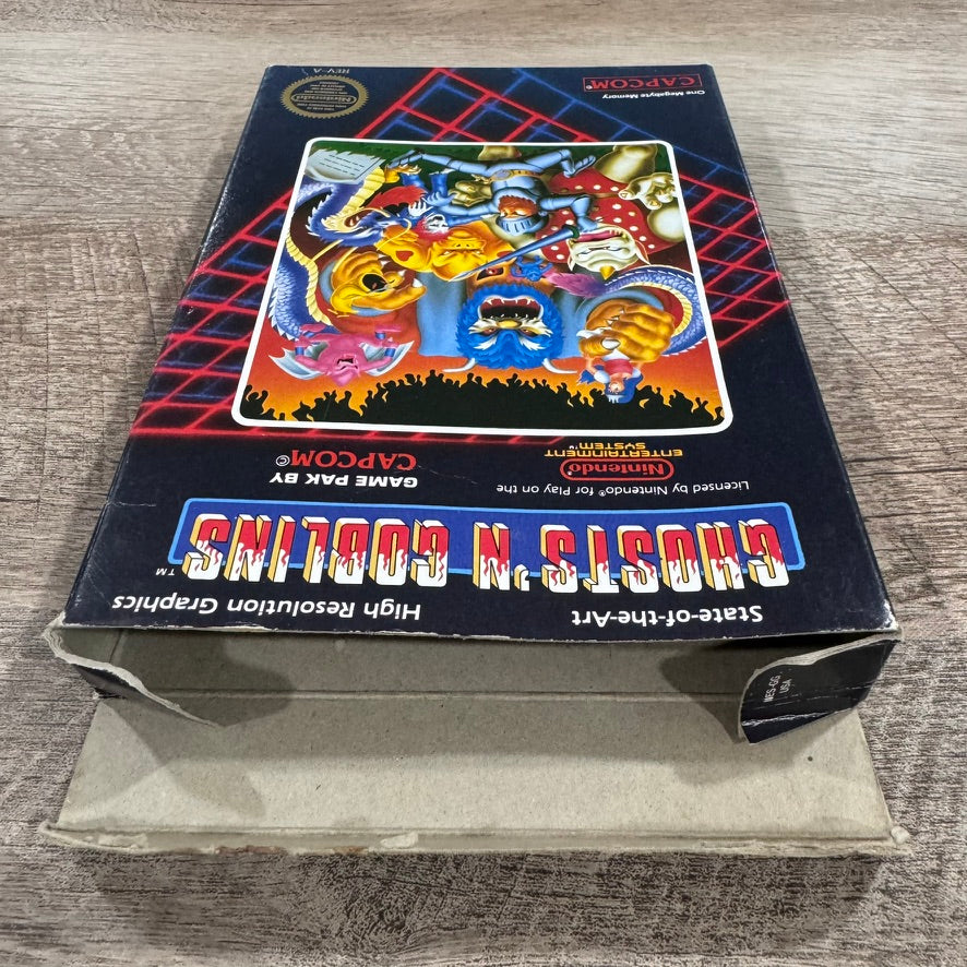 Ghosts And Goblins NES Cib Great Condition See Photos