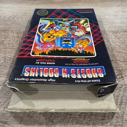 Ghosts And Goblins NES Cib Great Condition See Photos