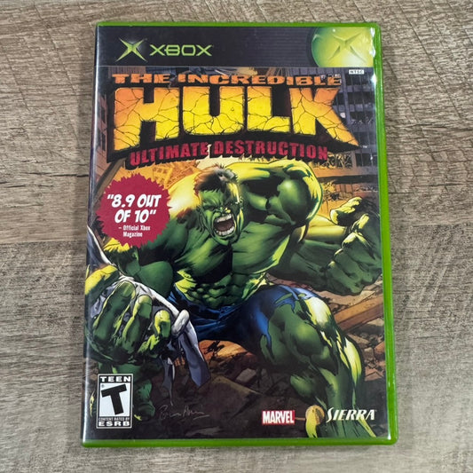 Incredible Hulk: Ultimate Destruction (Microsoft Xbox, 2005) CIB Please Read!