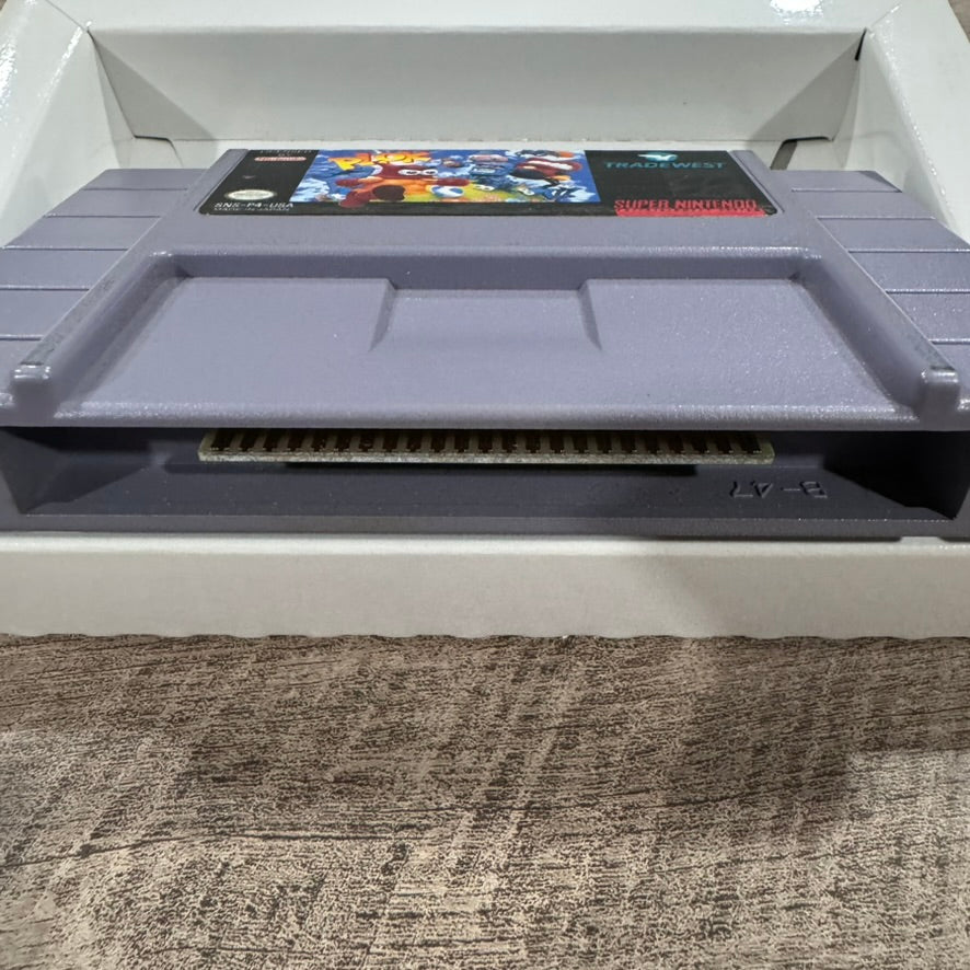 Plok (Super Nintendo, SNES 1993) Complete W/ Nice Box, Crispy Cart & Manual!