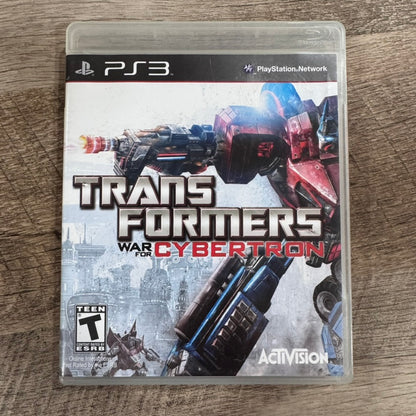 Transformers: War for Cybertron (Sony PlayStation 3, PS3 2010) CIB & MINT!