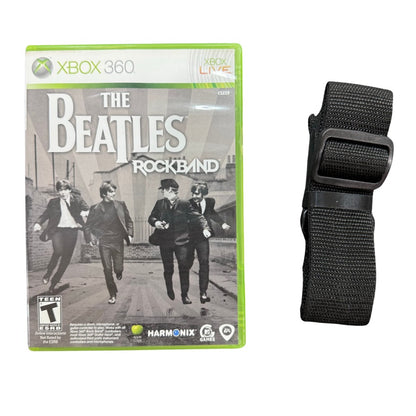 Rock Band The Beatles Game & Hofner Bass Guitar Controller(Xbox 360, 2009) CIB