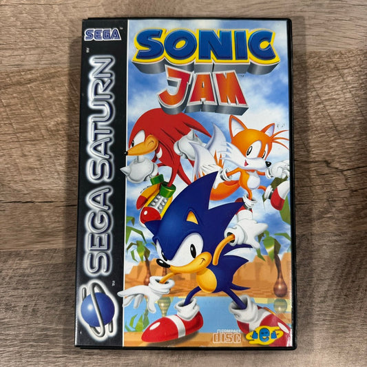 Sonic Jam (PAL Sega Saturn, 1997) Complete & Very Clean! Crispy Manual and Disc!