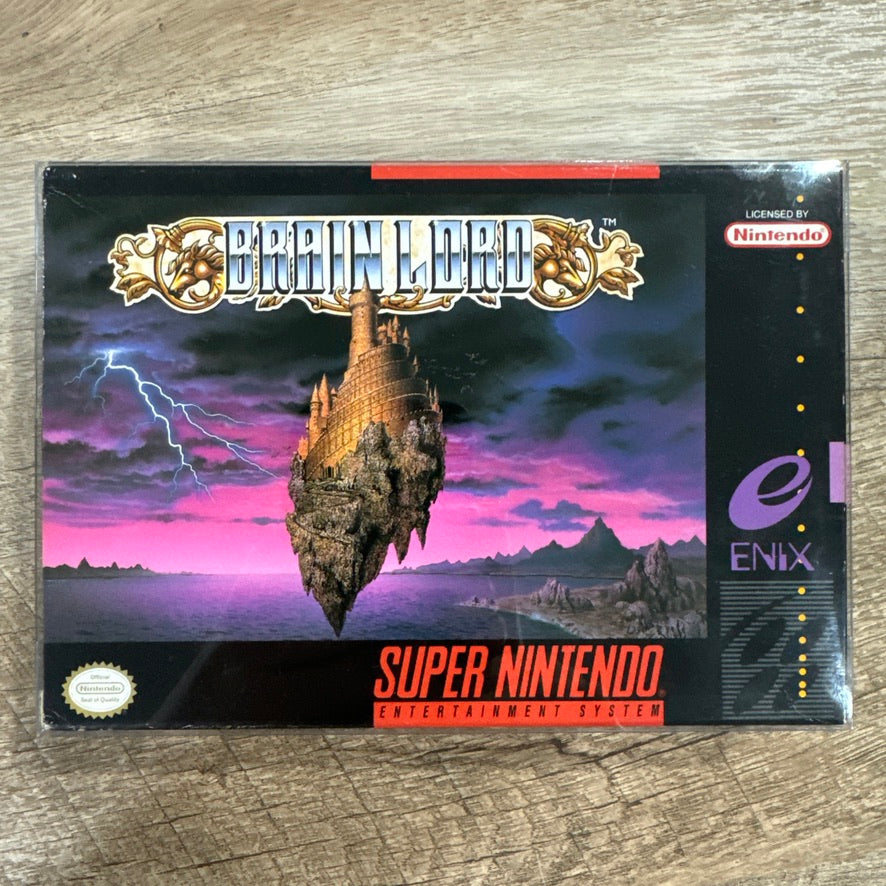 Brain Lord (Super Nintendo SNES, 1994) CIB Complete Beautiful Copy & Authentic!