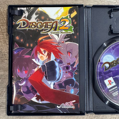 Disgaea 2 Cursed Memories (PlayStation 2, PS2 2006) MINTY CIB W/ Reg Card!