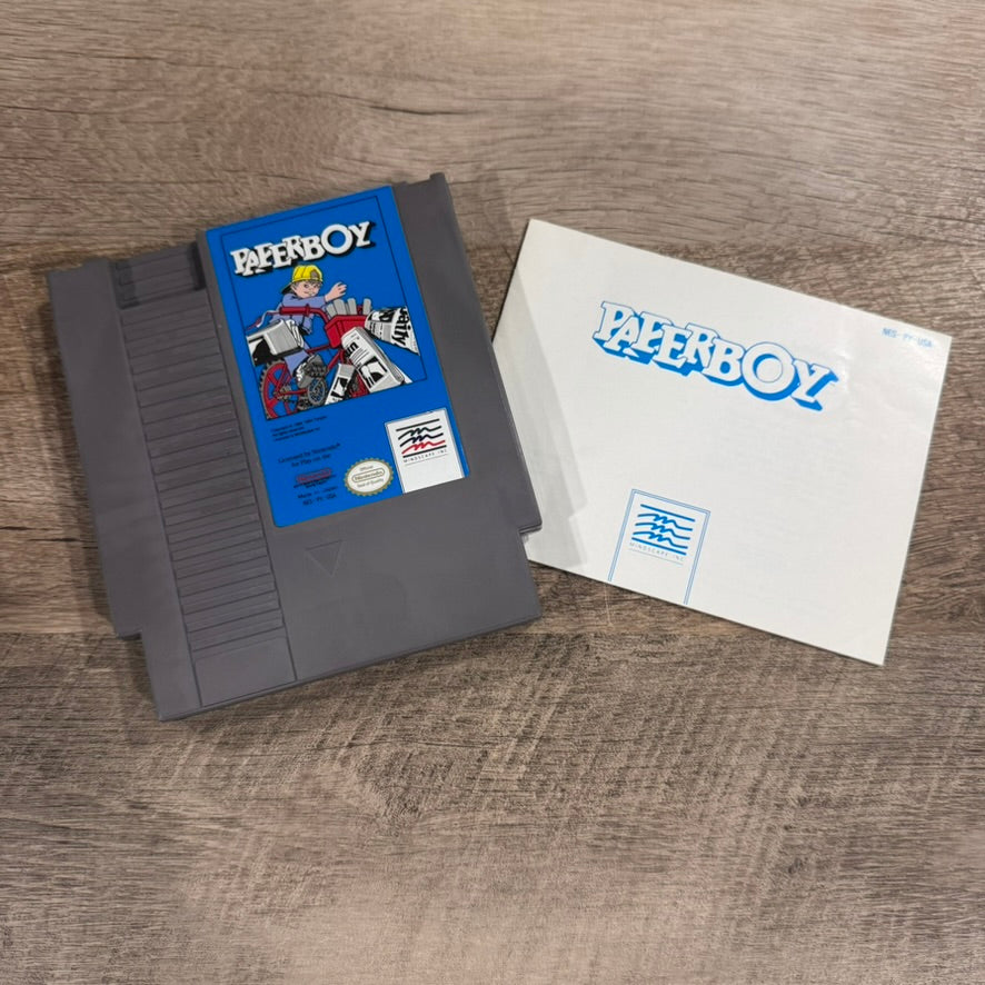 Paperboy (Nintendo Entertainment System, NES 1988) CIB W/ CLEAN Cart & Manual!