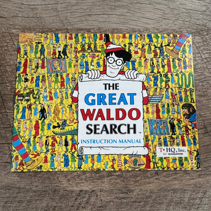 The Great Waldo Search (Nintendo Entertainment System, NES 1992) CIB & MINTY!