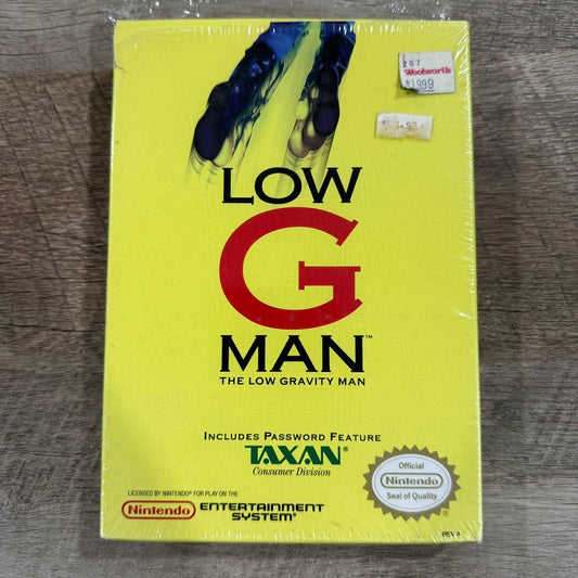 Low G Man: The Low Gravity Man (Nintendo NES, 1990) STILL IN PLASTIC & CLEAN!🔥