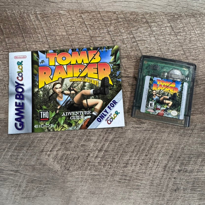 Tomb Raider (Nintendo Game Boy Color, GBC 2000) MINTY Cart & Manual!