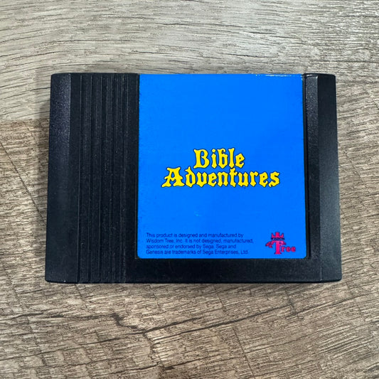 Bible Adventures (Sega Genesis, 1991) MINT Cart Only!🔥Amazing Pins & Label!🔥