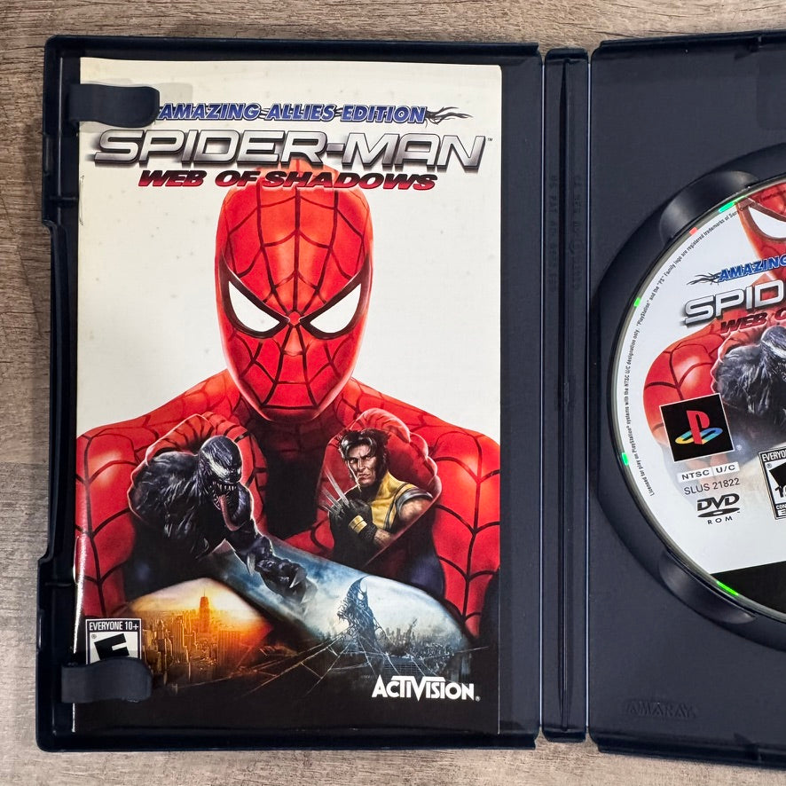 Spider-Man: Web of Shadows Amazing Allies Edition (PS2, 2008) CIB & NEAR MINT!