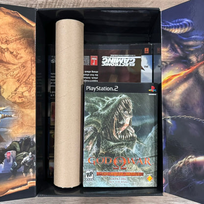 God Of War (Playststion 2, 2005) E3 Press Kit🔥HUGE BOX W/ Game, Guide & MORE!🔥