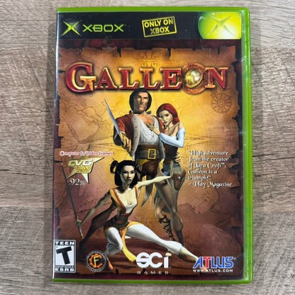 Galleon (Microsoft Xbox, 2004) CIB W/ Manual, Disc & case! Very Good Condition!