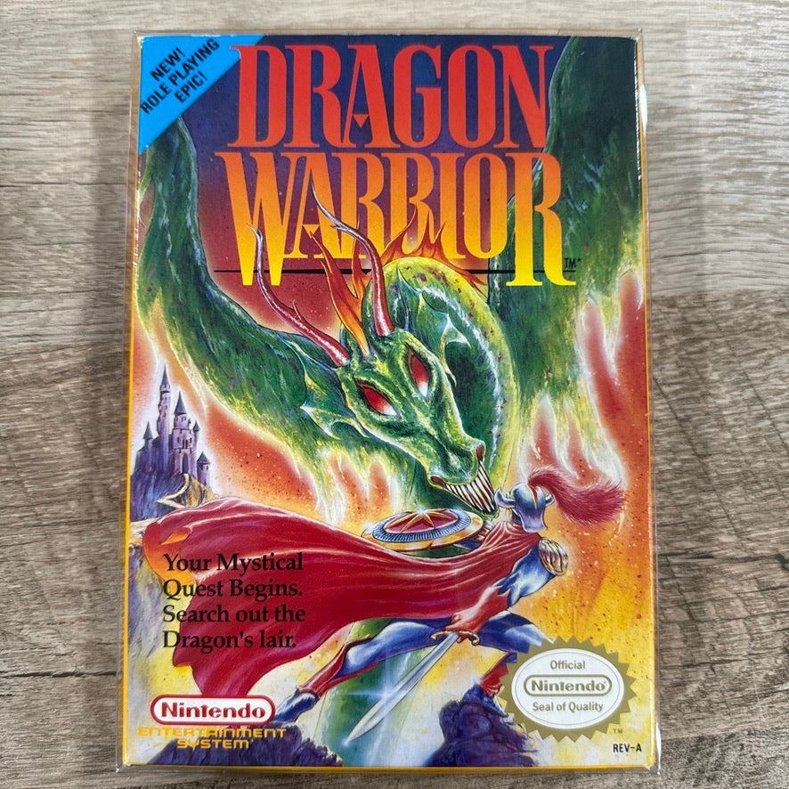 Dragon Warrior (Nintendo NES, 1989) Complete & MINTY! 🔥 W/ Box, Cart & Manuals!