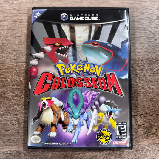 Pokemon Colosseum (Nintendo GameCube, 2004) CIB & VGC! Crispy Disc & All Inserts