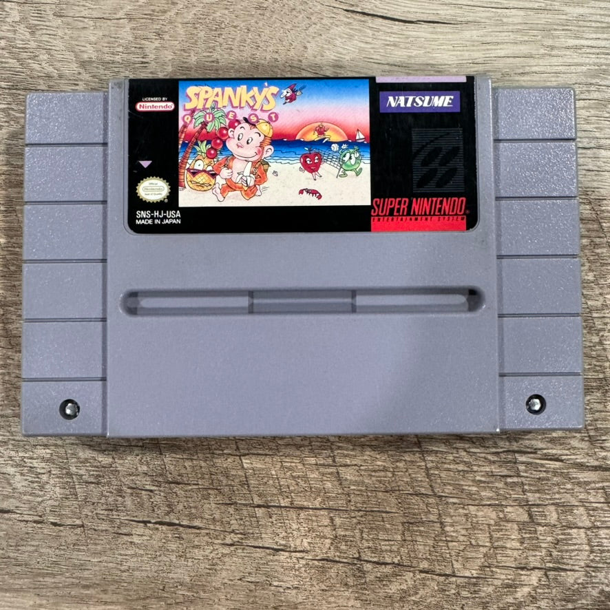 Spanky's Quest (Super Nintendo System, SNES 1992) W/ Game, Box And Manual!