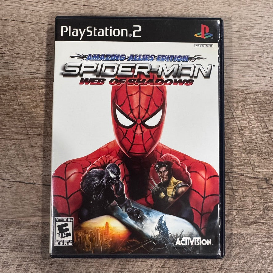 Spider-Man: Web of Shadows Amazing Allies Edition (PS2, 2008) CIB & NEAR MINT!