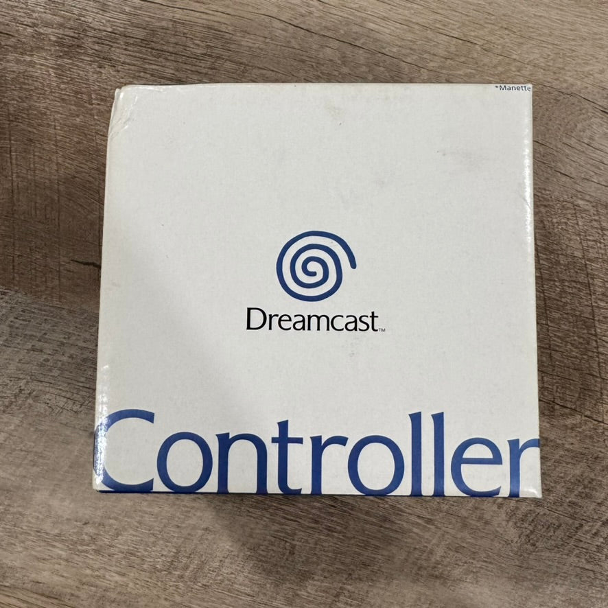 🌀Official Sega Dreamcast Controller - European - Brand New In Box! BLUE SWIRL🌀