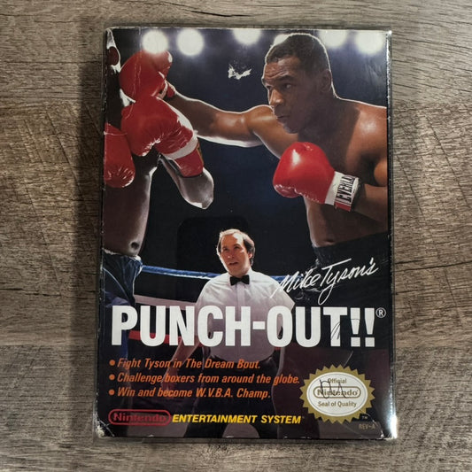 Mike Tyson's Punch-Out (Nintendo NES, 1987) Complete W/ Nice Box & Mint Cart!