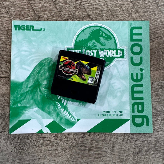 The Lost World: Jurassic Park (Tiger Game.com, 1997) MINTY Cart & Manual!